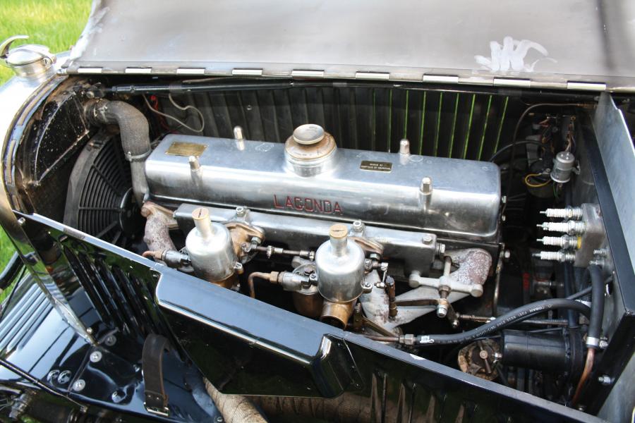 Моторный отсек Lagonda 16/80 Special 1932 года  (фото 9 из 10)